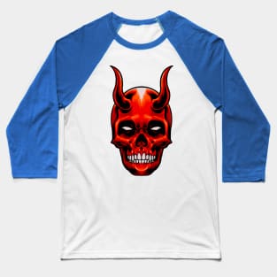 halloween character demon head Baseball T-Shirt